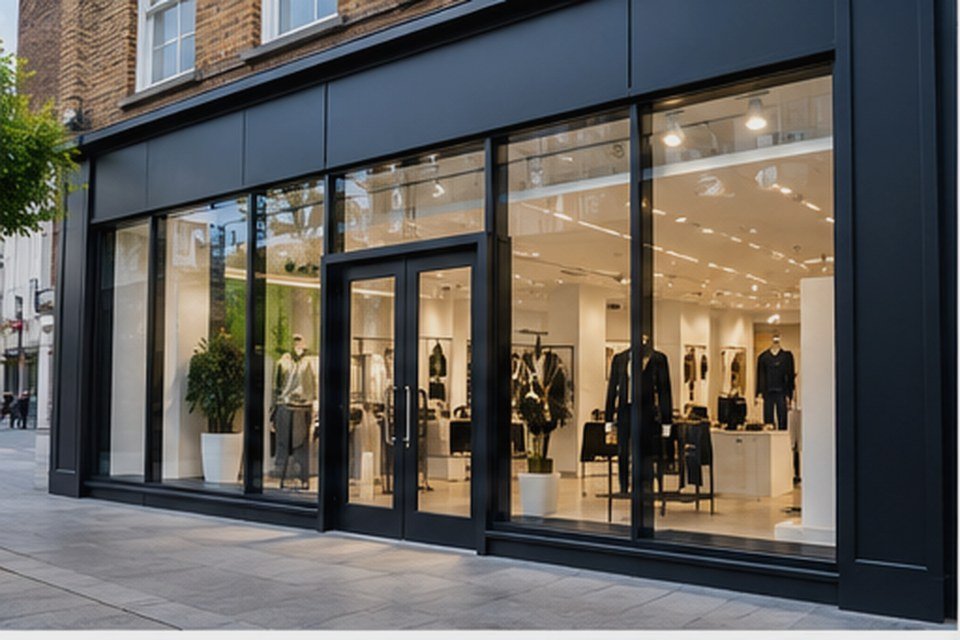 Aluminium Shopfronts project example 1